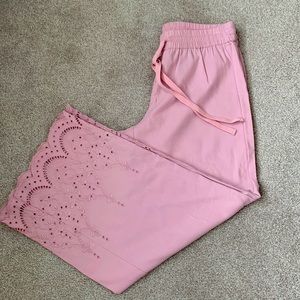 LOFT Pink Lace Pants